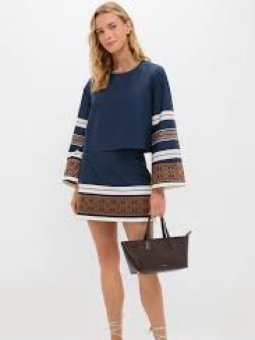 Tuckernuck Navy Meg Mini Skirt and Shirt Set BNWT - Picture 1 of 15